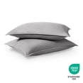 thumbnail image 5 of Bare Home Pillow Sham Set - Premium 1800 Collection - Double Brushed - Standard, Light Gray, 5 of 9