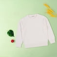 thumbnail image 3 of LNMQLPDBS Toddler Girl Sweater Girls Long Sleeve Shirts Ribbed Crewneck Solid Color Pullover Knit Tops 4 Year Old Girl Birthday Gifts Casual Loose Basic Layering Sweaters for Daily, 3 of 8