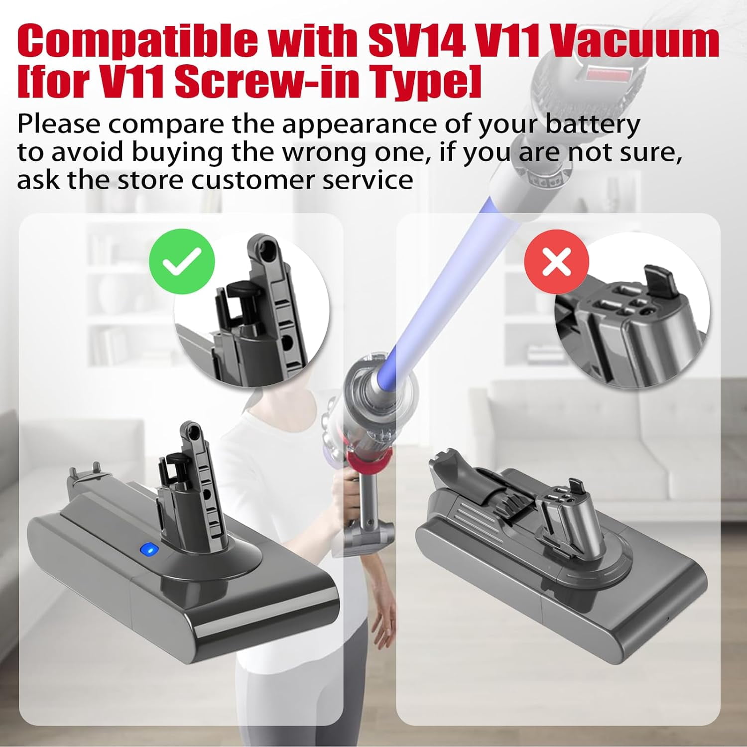 Adapter for Dy*son V11 Screw-in Series,for Mil*wau*kee 18V Li-ion