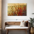 thumbnail image 3 of Elephant Stock Field Of Spring Flowers I Wall Art - Horizontal Canvas Wall Art - Living Room Wall Decor - Abstract Canvas - Red And Orange Decor By Tim O'toole - 45" x 30", 3 of 8