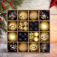 thumbnail image 4 of 44 Uds. Bolas decorativas redondas de Navidad decorativas ligeras para árbol de Navidad, 4 of 7