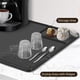 thumbnail image 5 of Alfombrilla de Silicona para Café de 24 X 16 Pulgadas, Alfombrilla para Barra de Café con Tapete de Secado de Platos Desmontable para Encimeras de Cocina, Accesorios de Café A, 5 of 5