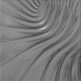 thumbnail image 1 of Ahgly Tapis d'Intérieur Lavable en Machine Carré Gris Cendré Transitionnel, 6 Pieds Carré, 1 of 7