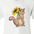 thumbnail image 4 of Inktastic Cute Chipmunk with Sunflower Youth T-Shirt, 4 of 5