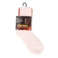 thumbnail image 3 of Heat Logic Women's 2-Pack Winter Thermal Socks, Soft and Insulated with Brushed Lining (Pink/Grey Marled), 3 of 8