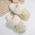 thumbnail image 4 of Mepaouo Fuzzy House Slippers for Women Memory Foam Bedroom Slippers Non-Slip Fuzzy Slippers, 4 of 6
