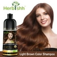 thumbnail image 4 of Herbishh Light Brown Color Shampoo for Gray Hair, Permanent, Men & Women (500 ml), 4 of 6