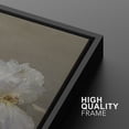 thumbnail image 6 of Framed Canvas Wall Art Set of 2 Vintage Floral Botanical Prints for Living Room Decoration - 24"x36"x2 BLACK, 6 of 8