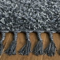 thumbnail image 4 of SAFAVIEH Pro Lux Marcus Geometric Shag Area Rug, Blue/Creme, 9' x 12', 4 of 11