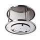 thumbnail image 4 of Injueey Estante de almacenamiento de 2 niveles, bandeja giratoria para especias de 360 ​​grados, soporte para especias de cocina de acero Organizadores de utensilios de cocina Injueey HA6140-00B, 4 of 6