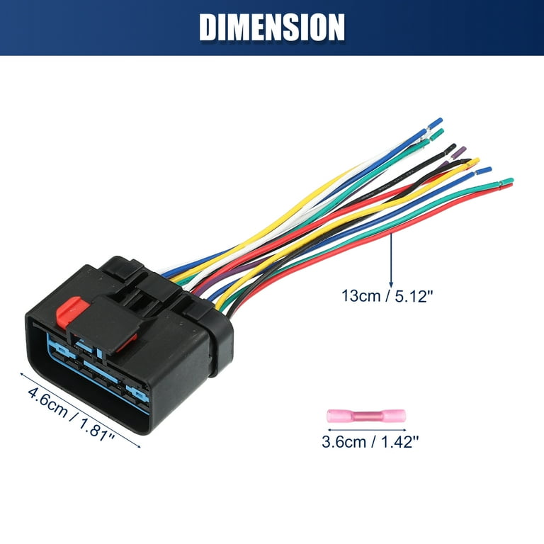 Car Door Harness Connector Wiring Pigtail Replacement for