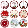 thumbnail image 2 of Falda de árbol de Navidad, adornos de Feliz Navidad 2023, cubierta inferior de árbol de Navidad, adornos de fiesta, Feliz Año Nuevo 2024, 2 of 4