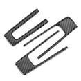 thumbnail image 2 of Steering Wheel Cover Trim Steering Wheel Decorative Cover Car Interior Accessory 3Pcs Carbon Fiber Interior Steering Wheel Decorative Cover Fit For   2009-2013, 2 of 8