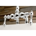 thumbnail image 3 of Kingston Brass AE92T1 Auqa Vintage 3-3/8-Inch Deck Mount Tub Faucet, Polished Chrome, 3 of 4