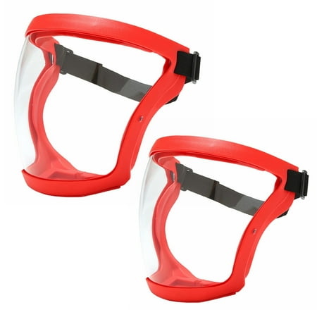 

Desheus 1/2 Pcs Protective Goggles Anti-Dust Fog-Free Full Face Protection Transparent Clear Visibility Dust Cover Grinding Welding Lumbering Face Shield Outdoor Activities Eyewear