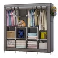 thumbnail image 1 of Closet Ropero Armable Grande Practiksa Organizador Zapatera Color Negro, 1 of 5