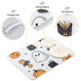 thumbnail image 3 of Yayeee Dish Drying Mat for Kitchen Counter 18"x24" Microfiber Absorbent Pad, Halloween Ghost, 3 of 7
