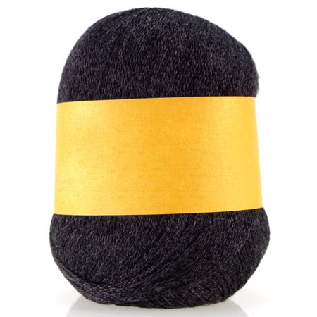 50G Exquisite Hand-knitted Woollen-yarn Ball Soft Cashmere Crochet Yarn for Knitting Specification:black gray