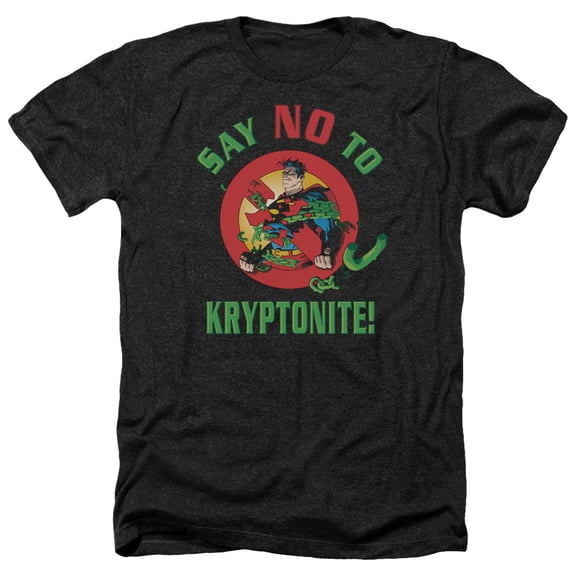 Superman - Say No To Kryptonite - Heather Short Sleeve Shirt - XX-Large