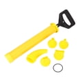 thumbnail image 2 of Mortar Grouting Tool, Thickened Handle Stainless Steel Push Rod Mortar Pointing Grouting Tool Excellent Sealing 5 in 1 Multifunctional  for Filling, 2 of 7