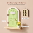 thumbnail image 4 of Safe Tiny Door Decorative Wooden Accessory For Dollhouses Enthusiasts And Collector, 4 of 8