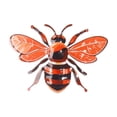thumbnail image 2 of Adorno colgante de hierro para jardín – Adorno de mariposa de metal pintado a mano para valla exterior, patio o terraza – Artesanía rústica resistente a la intemperie, 2 of 6