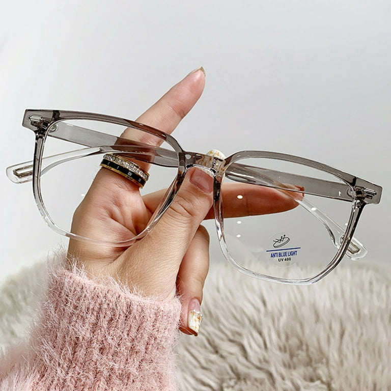 Advanced Anti Blue Light Filter Glasses Vision Care Anti Glare Gaming Glasses for PC Laptop Gamer Bright Black Frame, Size: One Size