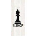thumbnail image 2 of Reed, Tara 12x24 White Modern Wood Framed Museum Art Print Titled - Chess Piece vertical III-Bishop, 2 of 4