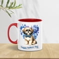thumbnail image 4 of Shih Tzu Proud Dad Happy Father's Day 11oz Accent Two-tone Mug Lion Dog Lover Gifts Coffee Tea Cup - 02008, 4 of 5