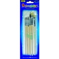 thumbnail image 1 of Artist Wooden Brushes, Assorted Sizes: 8, 10, 12, 6/Pack. Carded(Pack of 48 ), 1 of 1