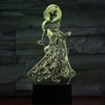 thumbnail image 1 of Luz nocturna LED de jazmines 3D que cambia de color para niños, 1 of 1