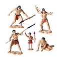 thumbnail image 2 of Figuras de hombres primitivos, modelo de personaje de escena, juguetes educativos realistas, figuras de acción, estatua de hombres primitivos para, 2 of 9