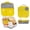 Lemon Sherbet, variant on b.box Large Lunch Box for Kids, Bento Box with Ice Pack, Leakproof - Emerald Forest