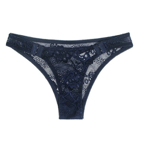 Womens Panties Soft Lace Sexy Triangle Comfortable Brief High Waisted Decent Coverage: Panties