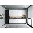 thumbnail image 3 of Kitchen Contemporary Collection White Gloss Color Base Size 9.5Ft Wide, 3 of 5