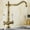 Gold, variant on Kitchen Sink Double Handle Kitchen Faucets, 360 Degree Swivel Sink Utility Sink Pot Filler Bar Antique Faucet for Kitchen Sink, Brass K Economic