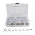 thumbnail image 1 of 150Pcs/Set Stainless Steel Spring Clip Hose Clamp Fastener Fuel Line Hose Water Pipe Air Tube Car Plumbing Tools, 1 of 6