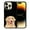 Winking Golden Retriever Dog, variant on FINCIBO Soft Rubber Protector Cover Case for Apple iPhone 14 Pro Max 6.7" 2022, Winking Golden Retriever Dog