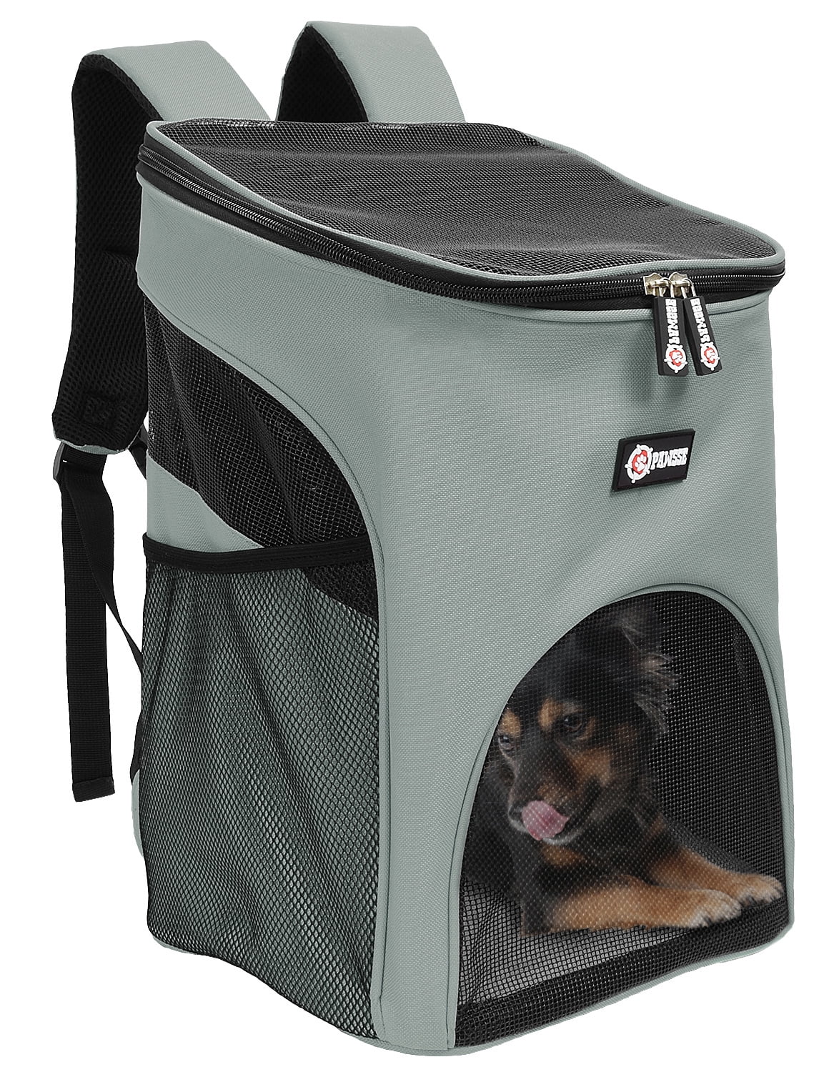 Premium Pet Carrier Backpack, Gray 