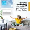 thumbnail image 3 of Whirlpool New 24,000 BTU 1500 Sq Ft Inverter Window Air Conditioner, White, 3 of 13