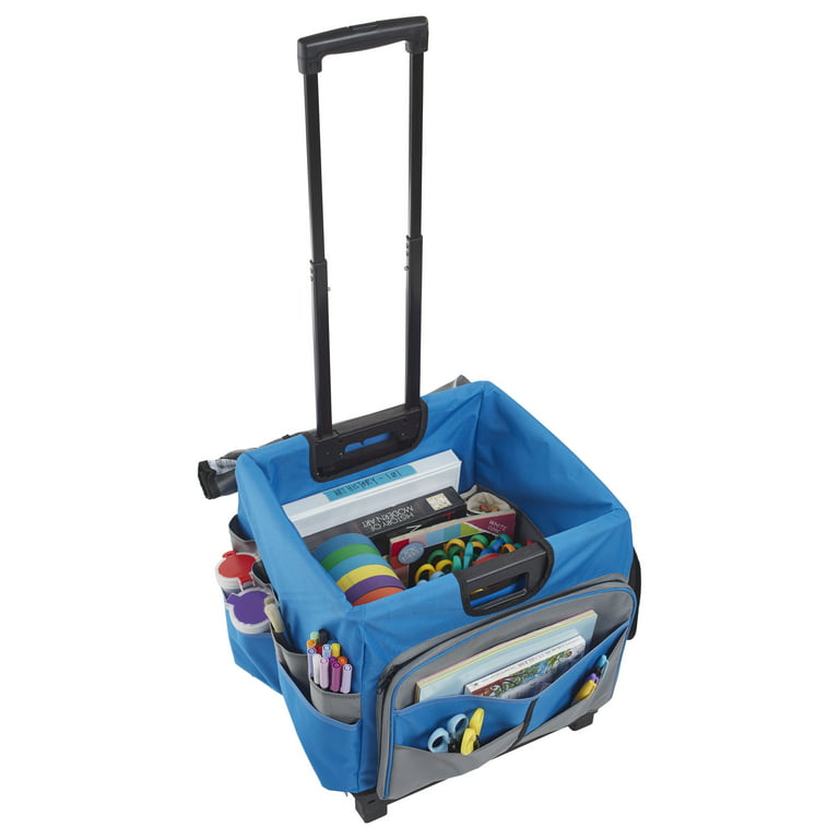 Large 'Blue 4x4' Canvas Organiser / Storage Bag (OR00014943)