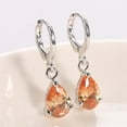 thumbnail image 5 of 1Pair Earrings for Women, Fashion Hollow Irregular Teardrop Dangle Hook Earrings Party Jewelry Gift, 5 of 6