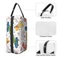 thumbnail image 3 of Goofa Dinosaur (2) Printed Toiletry Bag with Handle,Large Capacity Travel Makeup Cosmetic Bag for Women, Carry on Airport Airline Compliant Bag, 3 of 9