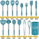 thumbnail image 2 of Juego de utensilios de cocina Umite Chef Silicone, 15 unidades con soporte, color azul, 2 of 7