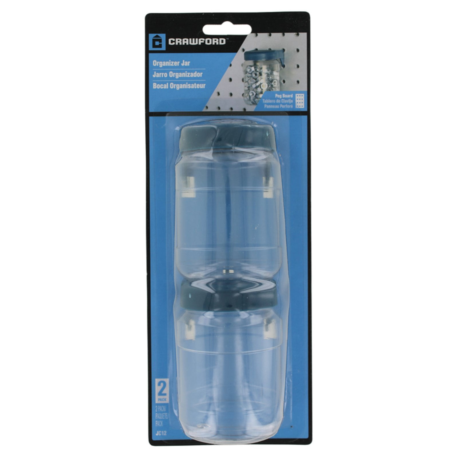 Crawford JC12 Organizer Jars 2 Pack