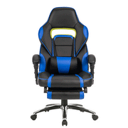 Office Reclining Chairs Langria Ergonomic High Back Faux Leather Racing Style Reclining Computer Gaming Executive Office Chair With