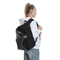 thumbnail image 6 of Lsque Geometric Lines Dog Art Pattern Adult Backpack – Durable & Lightweight PU Canvas Storage Bag , 15” Laptop Compartment, and Multiple Pockets, 6 of 7