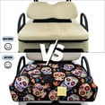 thumbnail image 5 of HUIACONG Sugar Skull Skull Golf Cart Seat Covers Portable Breathable Golf Cart Seat Covers Club Car Easy to Install Anti-Slip Fit Most Cars EZGO Yamaha Club Car, 5 of 7