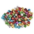thumbnail image 1 of Uxcell DIY Small Bells Craft Bells Bulk for Christmas Festival Party Home Multicolor 0.31inch 100Pcs, 1 of 3