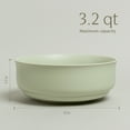 thumbnail image 4 of over&back Rim Serving Bowl - Stoneware Dishes - All-Occasion Place Settings - Perfect for Salads, Pastas, Snacks, and More - 10" x 10" x 3.7" - Semi-Matte Sage, 4 of 8